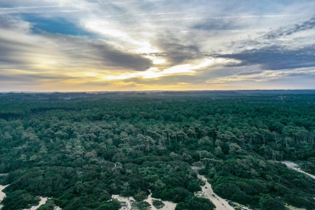 Les Landes vue drone